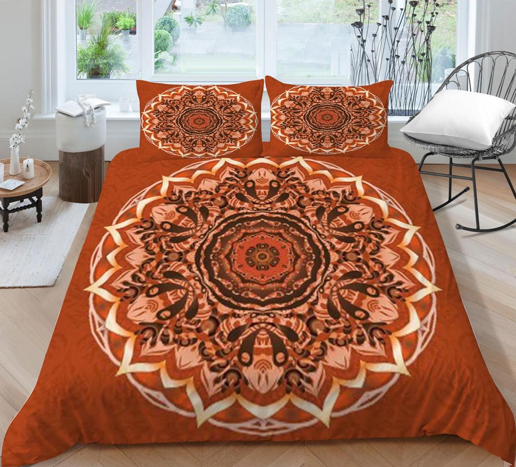 Bohemian Duvet Cover Fashion Bedding Cover Polyester Quilt Cover Queen Size Bedding Luxury Home Textiles Bed Set