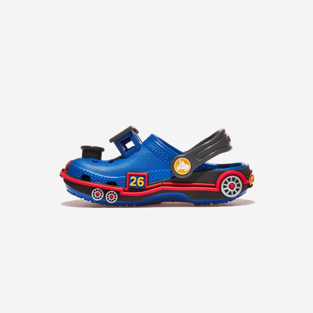 [Crocs] Classic I Am Train Clog Toddler [CRS213187-BLUE BOLT/CARBON]