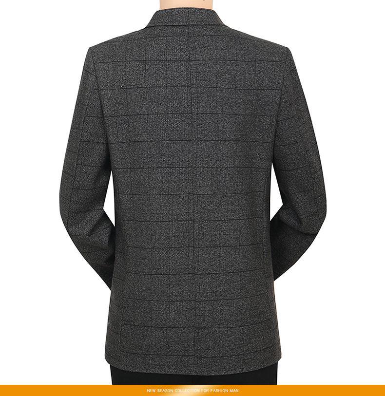 Herren Dicke Herbst/Winter Business Casual Sakko für Männer mittleren Alters