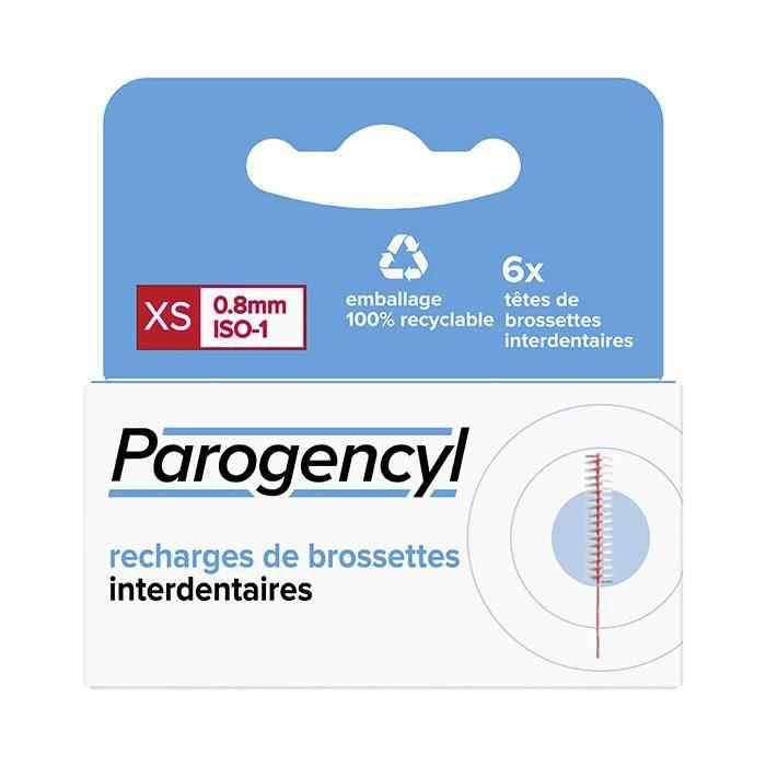 Parogencyl Recharge de Brossettes Interdentaires XS 6 unités