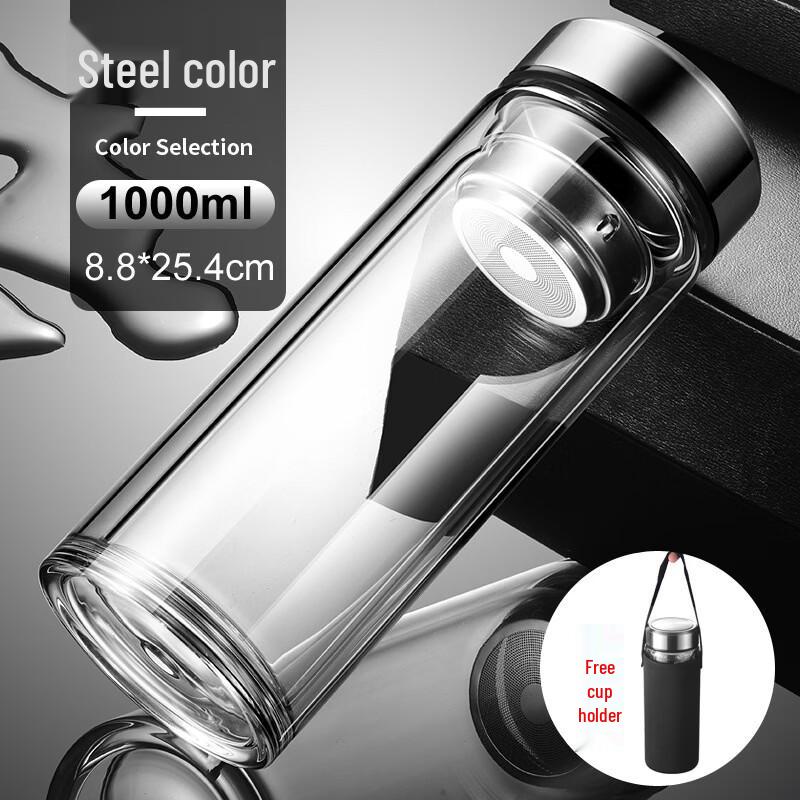 Boyiduo Thickened Double Wall Glass Mug