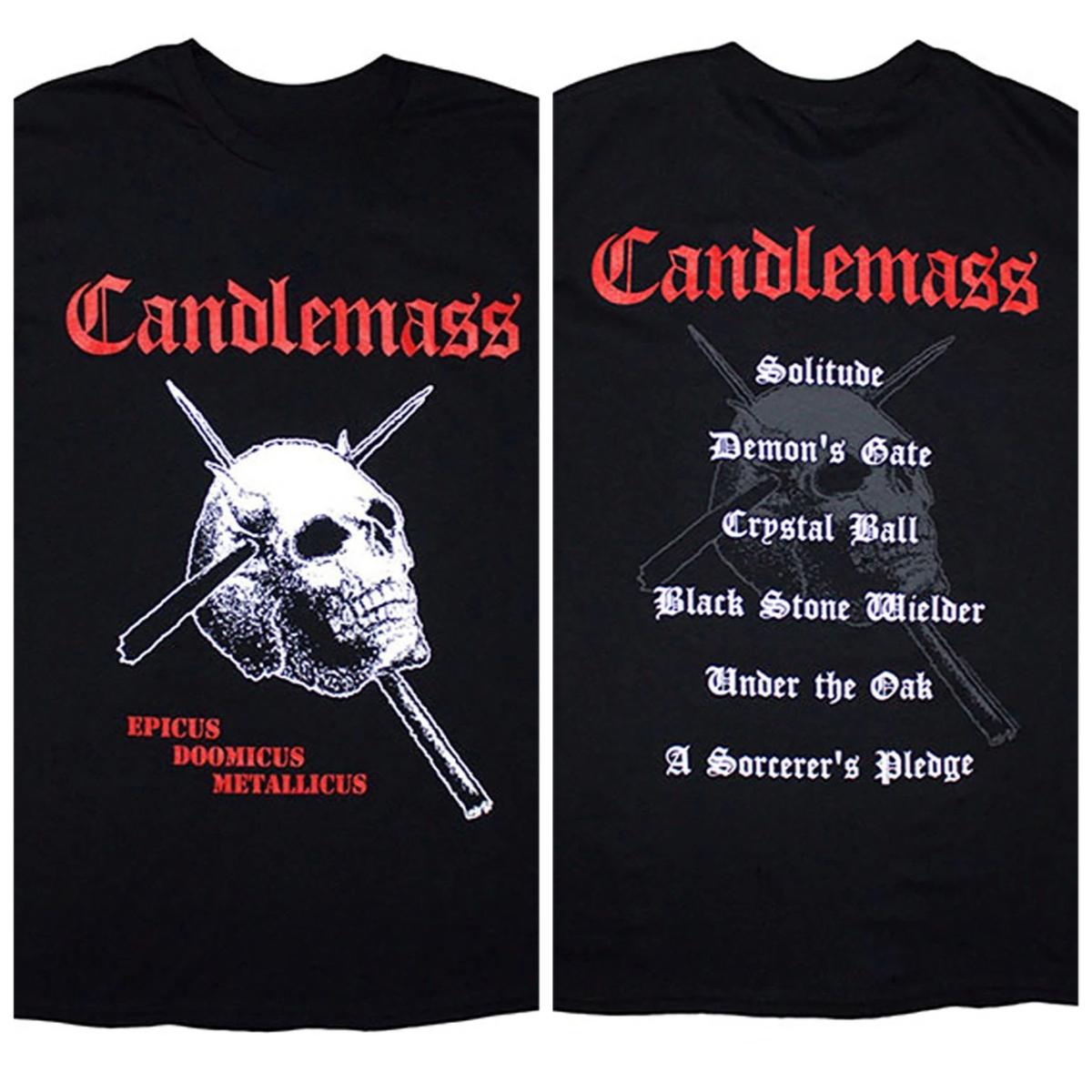 

Unisexs Candlemass Epicus Doomicus Metallicus Tshirt Unisexs Tshirt Daily Outdoor Retro Unisexs and Womens Fan Printed Tshirt S