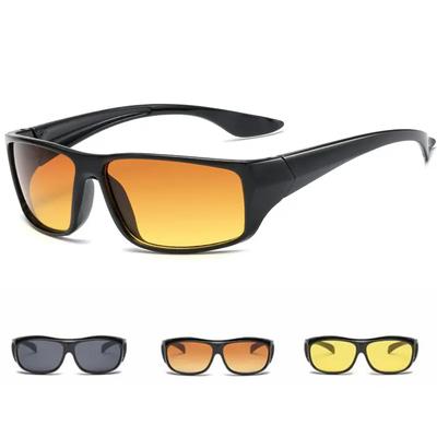 Nachtsichtbrille Blendschutz Mode Sonnenbrille Gelbe polarisierte Gläser Fahrbrille Für Autofahrer Autozubehör