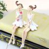 2pcs/set Angel Girl Sisters Flower Girl Ornament Resin Craft Angel Girl Figurines Garden   Friend