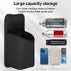 Car Seat Side Organizer Bag Storage Hanging Bag with Mesh Pocket for Phones Glasses Car Tissue Holder Cup Holder Trucks (Black)
