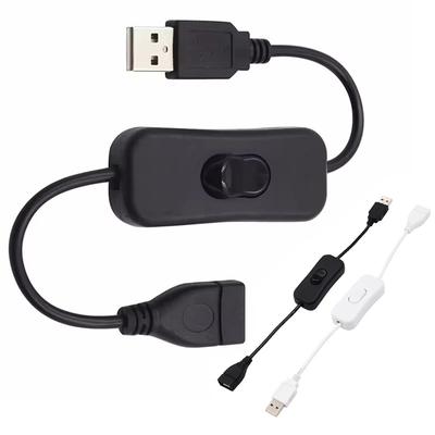 USB Male To Female Extension Cable With Switch Cable Extension Cable USB Adapter For USB Lamp USB Fan Power Supply Line Durable