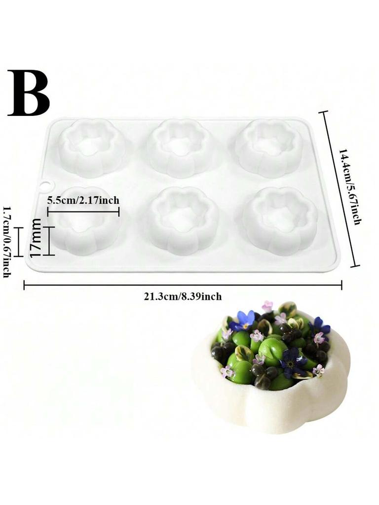 Silicone Pudding Cup Mold Chocolate Mousse and Cake Decorating Tools Bakeware Dish Muffin Pan Non-Stick Baking Supplies