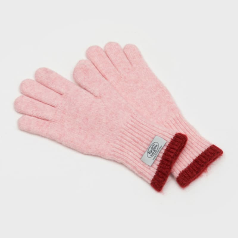 RECLOW GEFRORENER SCHAL UND HANDSCHUH-SET ROSA