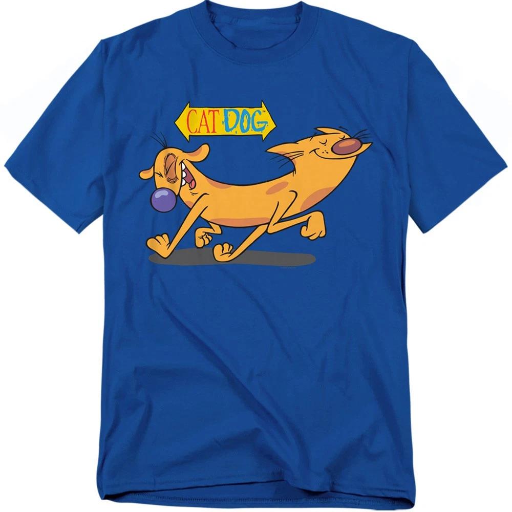 Catdog - Happy Paws - Unisex Short Sleeve Children's T-shirt - Blue