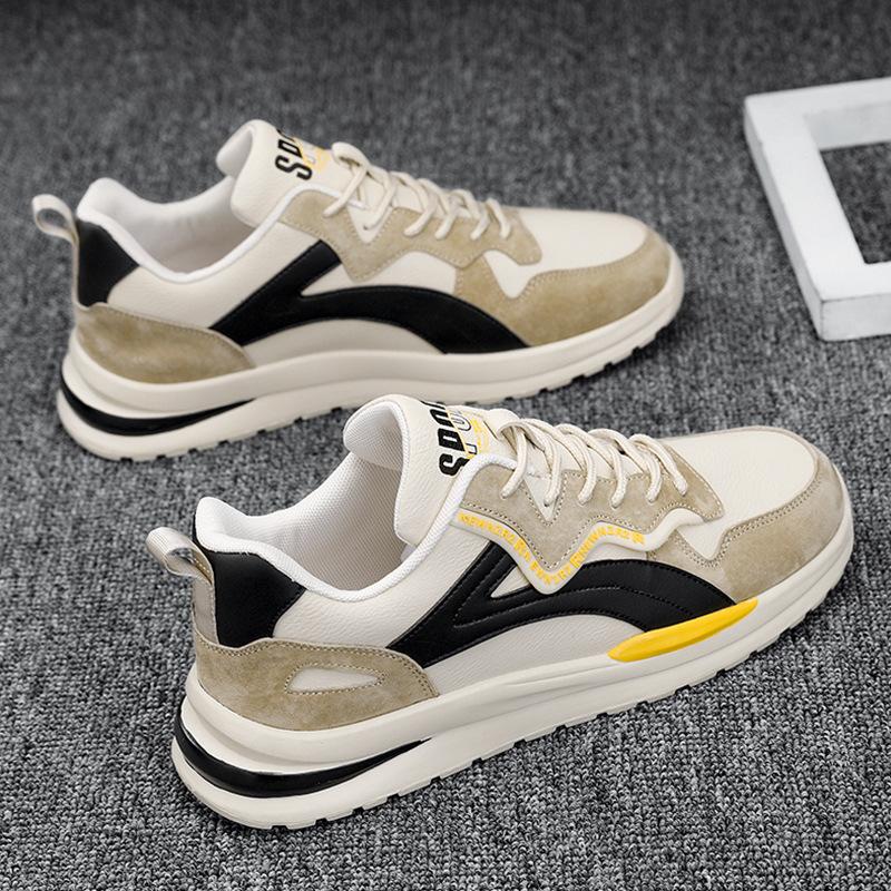 Men's Shoes for Summer New Trendy Mesh Breathable Sports and Casual Running Teenage Daddy Versatile Trendy Shoes