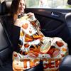 1pc. Cute Tigger Cartoon Blanket, Soft Tiger Pattern Throw for Home Decor, Gift Idea, Soft Flannel Throw Blanket, Versatile & Cozy for Bedroom, Suitab