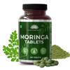 SAPTAMVEDA Organic Moringa Tablets, Drumstick Leaf Tablets 240 Tablets, 500mg | 100% Organic