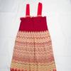 [Used] MISSONI Red Beige Knit Dress [b42-22]