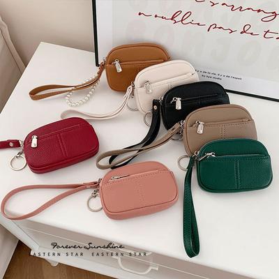 Sac à Changement Féminin Haut de Gamme Mini Petit Portefeuille Sac à Suspendre pour Clés Portefeuille Étudiant Féminin Mignon