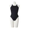 MIZUNO EXER SUITS Medium Cut Aya Collection Size Navy for Competitive and Training Swims Women's Swimsuit, XL, (N2MA2275),