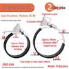 304 Stainless Steel Strip Handle Hose Clamp Quick Connector