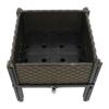 PP  Raised Garden Bed Vegetable Bed Raised Garden Bed for Vegetables Elevated Planter Box with Legs Outdoor Patio Flower Herb Container Gardening
