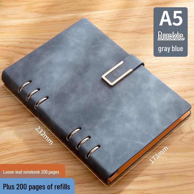 İş ve Öğrenciler İçin Çıkarılabilir Sert Kapaklı Gevşek Yapraklı Defter