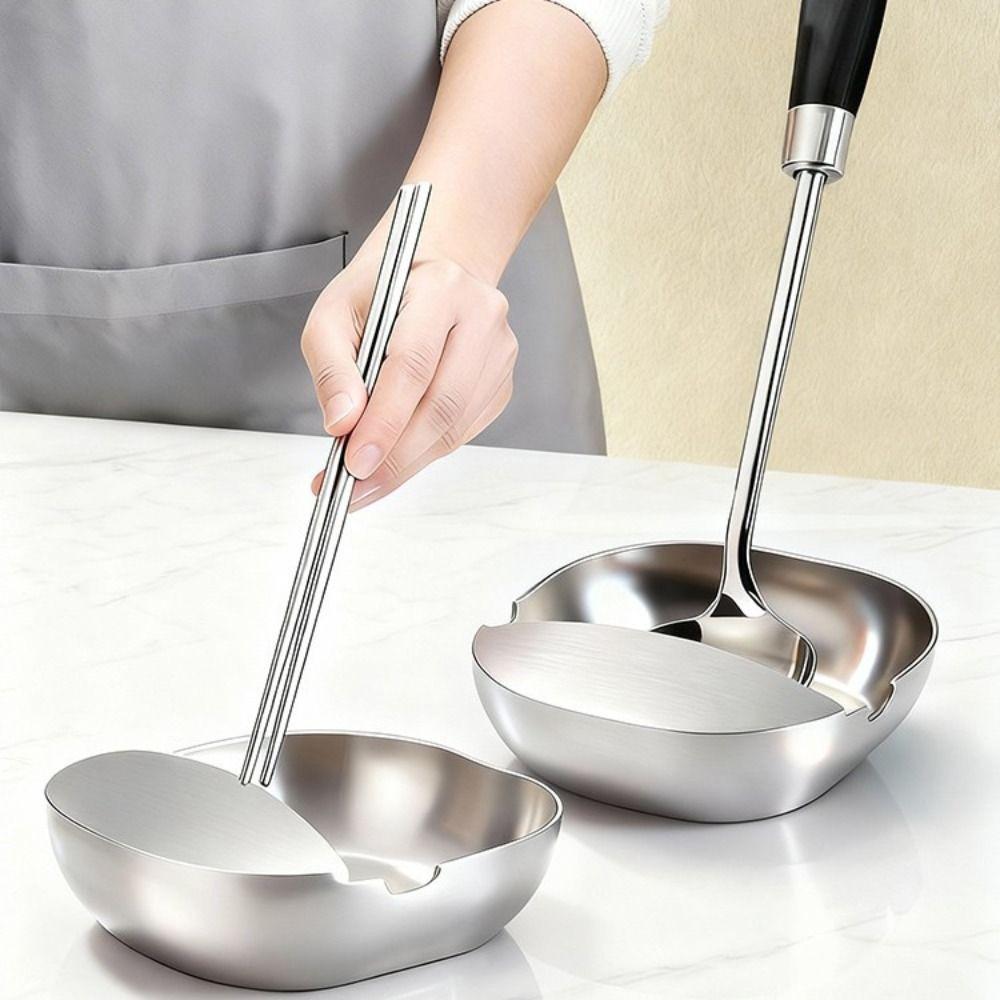 Thickened Chopstick Rest Square Spatula Holder Multifunctional Ladle Holder  Cooking