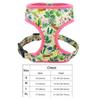 Print Flower Dog Harness Leash Set Forest Floral Pet Puppy Harness Vest Leashes Adjustable for Small Medium Large Dogs Chihuahua