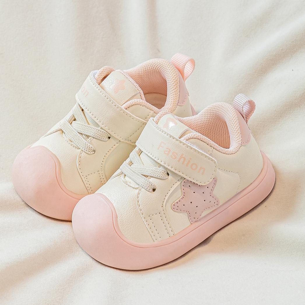 

Мягкая подошва Детская обувь для девочек Удобная кожаная обувь для младенцев и малышей и Нескользящая и противоударная обувь для мальчиков 25 розовый