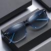 New Sunglasses For Men And Women Square Anti-Ultraviolet Sunglasses Large Frame Fashion Eyewear