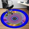 1PC Mandala Pattern Chair Carpet for Office, Indoor Non-Slip Washable Carpet, Soft Comfortable Mat For Office Room yy250930311