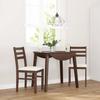 VidaXL Dining Chairs Cushions 2 Pcs Brown Solid Rubberwood, Dining Chair, Chair, Living Room Chair, Chairs At 4102417
