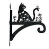 Metal Wall Hook Coated Plant Hanger Animal Silhouette Hook Anti-Rust Bracket For Hanging Plants Outdoors Bird Feeder Lanterns