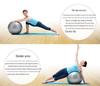 Durable PVC Yoga Stability Ball - Thickened, 55-85cm, Logo Support Available