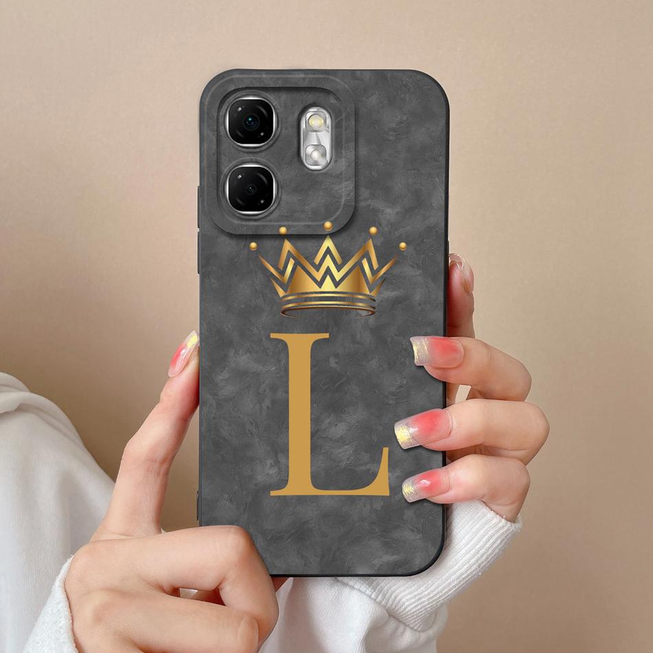 For Infinix Smart 9 Case Wave Texture Letters Back Cover For Infinix Smart9 X6532 Soft High Quality Silicone Couple Phone Cases