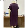 Women's Nightdress Vintage Palace Print Pajamas Short-Sleeved Nightgown Loose Home Clothes