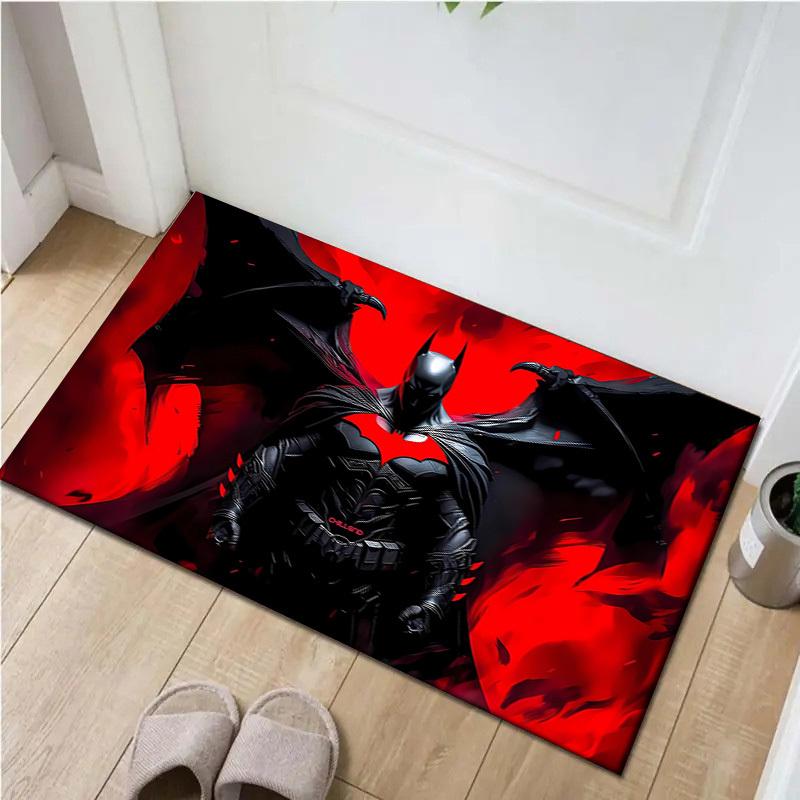 

1pc Office Carpet Chair Mats Batman Beyond Red Hooded Iconography Perfect for Office Chairs, Living Rooms, Or Bedrooms,Polyester Carpet.HDT088 60cm by 90cm