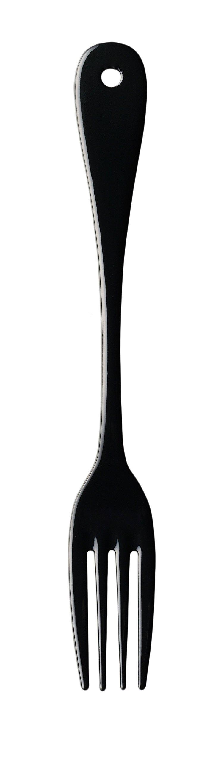 

Takakuwa Metal Enamel Cutlery Desert Fork Noir 636594