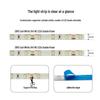 Cold White USB Self-Adhesive Decorative Light Strip for Christmas, Kitchen, and Living Room - Super Bright Craft Paper Atmosphere Strip.