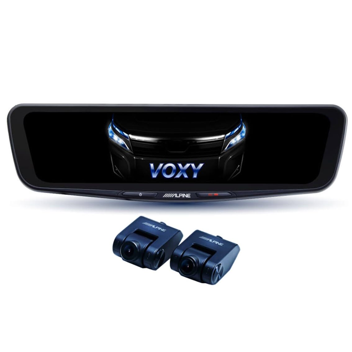 

Alpine 80 series Noah Voxy Esquire exclusive digital mirror with drive recorder mirror replacement type rear camera rear camera cover (ALPINE) / чорний
