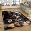 Die Twilight Saga Edward Bella Teppich für Schlafzimmer Wohnzimmer Zuhause Sofadekoration, Kinderspiel Große Dekor Bodenmatte Geschenk