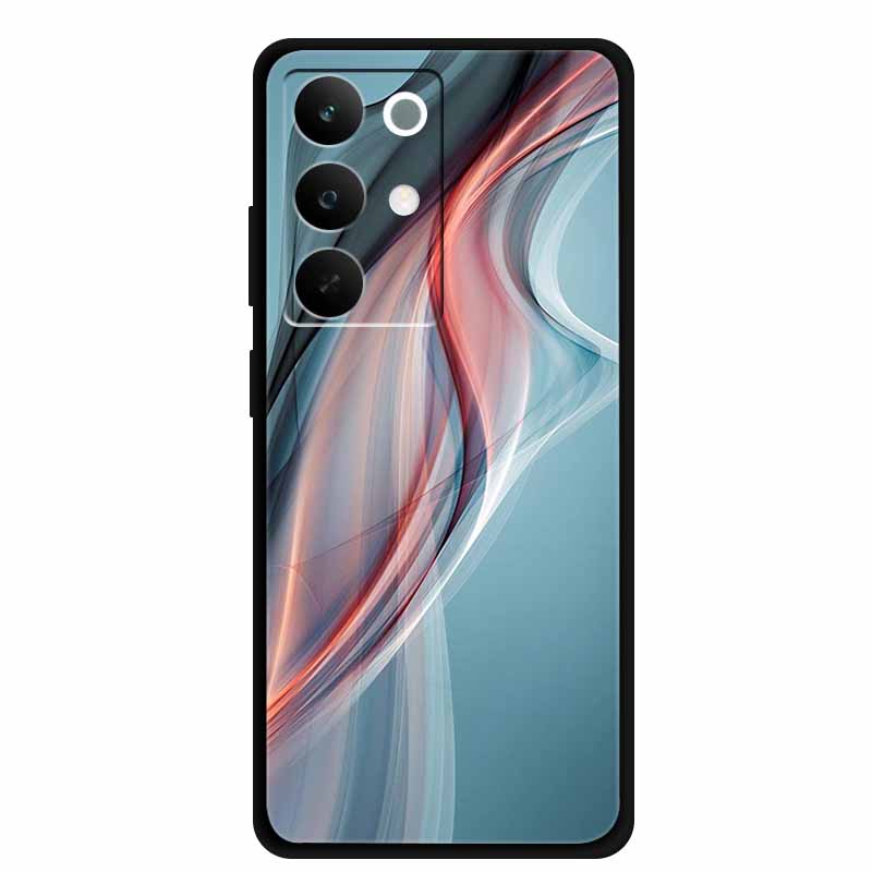 

Чохол для телефону Realme C85 5G 2025 Квіти Чорний Силіконовий М яка Задня Кришка Чохол Для Realme C85 Pro Чохол 6.8 C 85 Pro Coque Funda Realme C85 Pro
