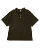 Peullopiendiseukeu Overfit Terry Collar T-Shirts_Khaki M