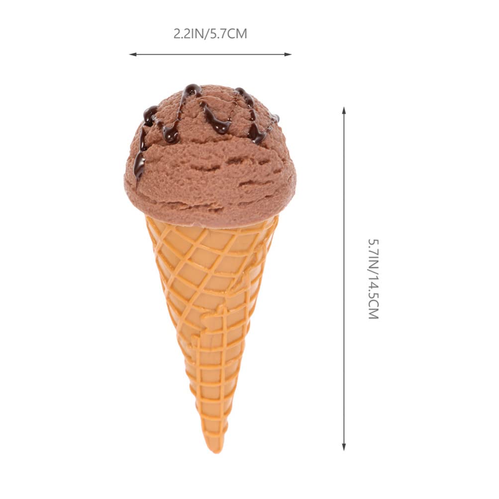 TOYMYTOY Ice Cream Food Sample Model Eatable Sample Display Pretend Play Food Food Toy Exhibition Promotional Goods Photography Props Decoration