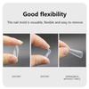 120Pcs Box-Packed Nail Mold Extension Paperless Tray Extension Nail Plate Ultrathin Reusable Transparent With Scale