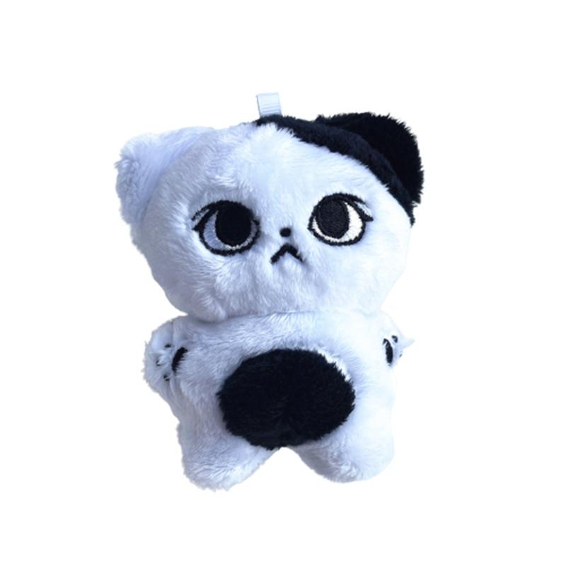 

Danielle Super Soft Plush Tiger Keychain For Animal Lovers 8-13cm черный белый