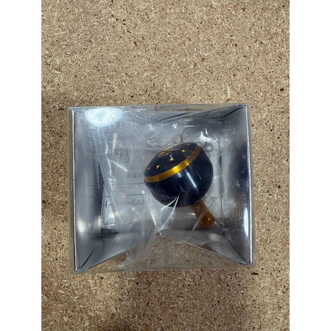Used Shimano Yumeya Aluminum Round Power Handle Knob M Black/Gold