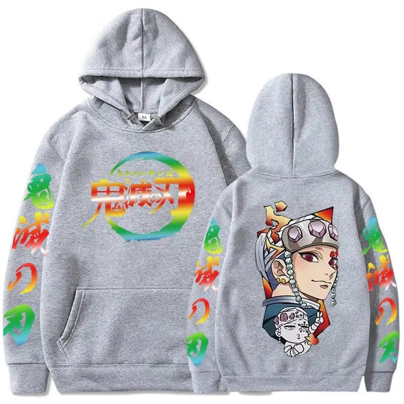 

Ghost Slayer Anime Kapuzen Sweatshirt Casual Sweatshirt Printed Pattern Sweatshirt Casual Outdoor Daily Hoodie 3XL