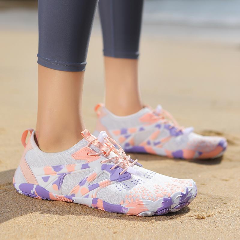 Quick Dry Beach Aqua Sneakers Men Women Breathable Lightweight Water Sports Shoes Non-slip for Outdoor Wading Surfing Diving