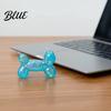 Portable Stress Reliever Relieving Balloon Dog Toy, Soft Glitter Squeeze Sensory Toy Clear Puppy Fidget for Anxiety Relief