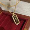 New In Chinese Style Classical Light Luxury Unusual Retro Rotatable Tianzhu Necklace Exquisite Collarbone Chain Banquet Zircon