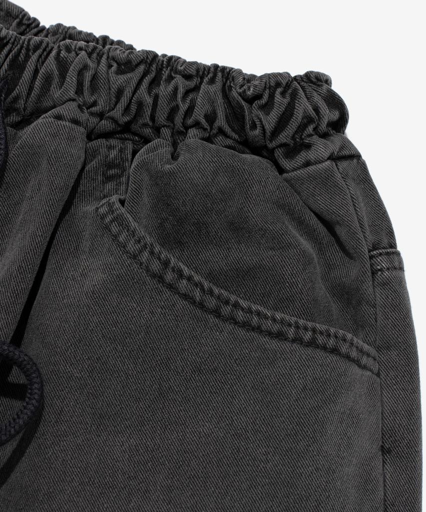 CARGOBROS Dirty Washed Carpenter Bermuda Pants (Charcoal)