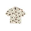 Classic Fashion Simple Versatile Short Sleeve Shirt Men Shirts Off-White VN000NNEEFW