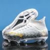 Artificial Youth Grass High-top Football Shoes Men's Game Large Size Nail Broken Sneakers Student Long Nails Training Price